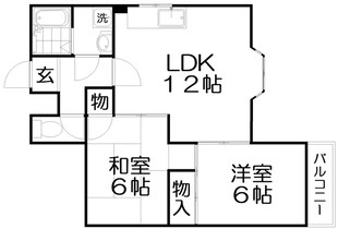 コーポ大東の物件間取画像